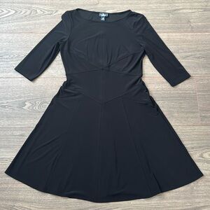 American Living Black Dress 3/4 Sleeve Length Dress